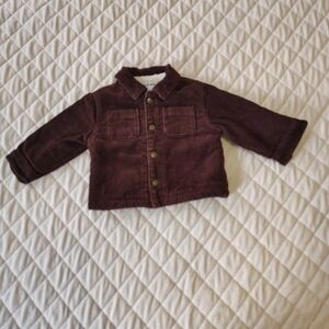 Old Navy Brown Corduroy Jacket with White Lining